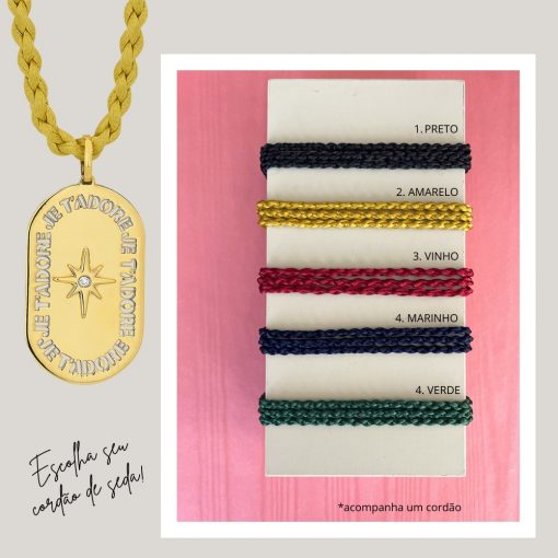 Pingente  Je t’adore