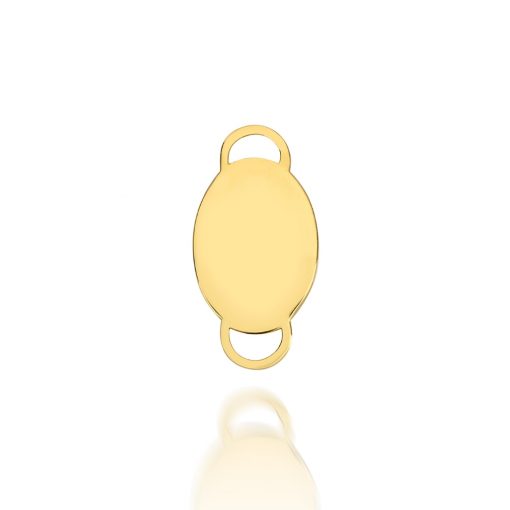 Pingente Placa Oval
