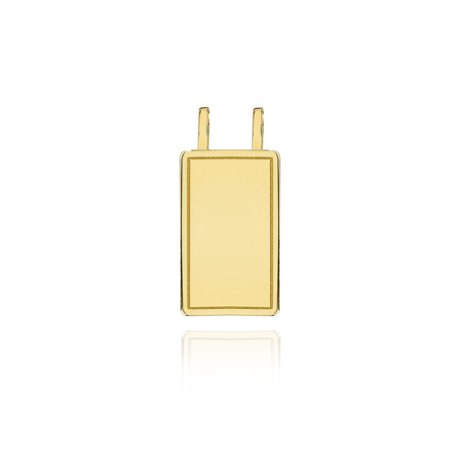 Pingente Placa Vertical