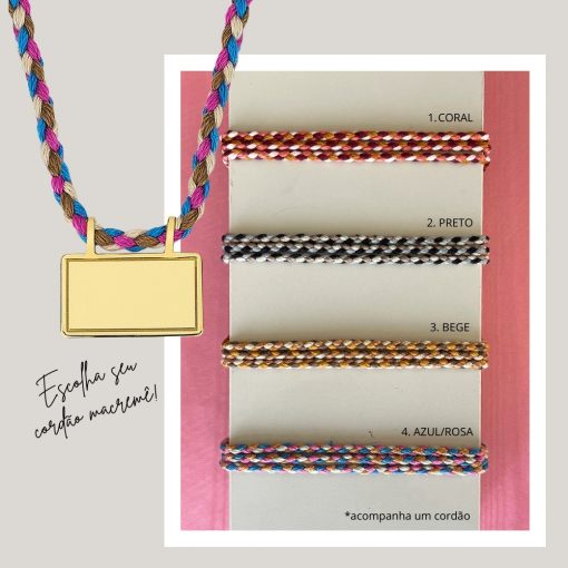 Pingente Placa Horizontal