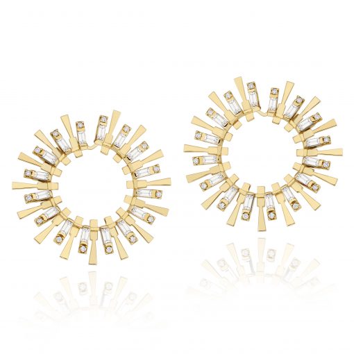 ARGOLA BAGUETTE TWISTED VALENTIM