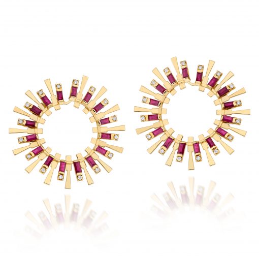 ARGOLA BAGUETTE TWISTED VALENTIM