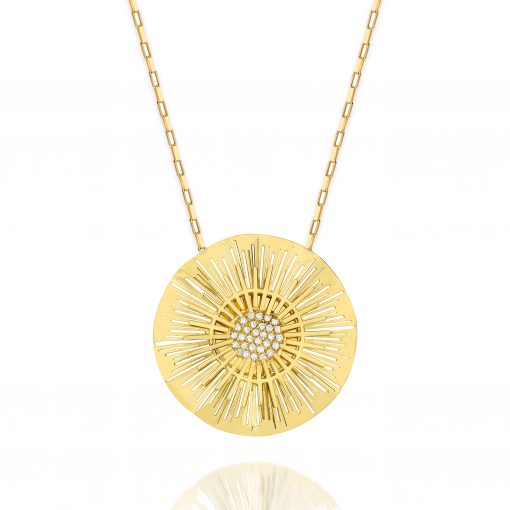 COLAR EXPLOSÃO BRILHANTES BRANCOS